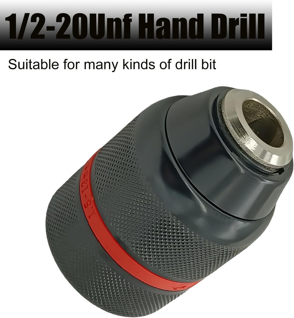2-13MM Keyless Type Drill Chuck 1/2-20Unf Hand Drill Chuck Conversion Tool