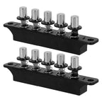 Homoyoyo 2pcs Range Hood Light Switch - 5 Position Pushbutton Switch Control Board - Kitchen Hood Replacement Parts For Home Appliances