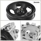 YHTAUTO Power Steering Pump with Pulley for Nissan