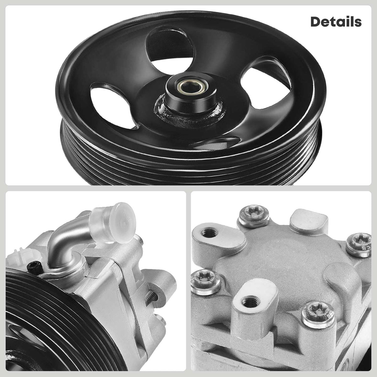 YHTAUTO Power Steering Pump with Pulley for Nissan