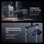 LK10 3D Printer, Auto Bed Leveling, 500mm/s High-Speed Printing, 300°C Direct Drive Extruder, CoreXY All-Metal Frame
