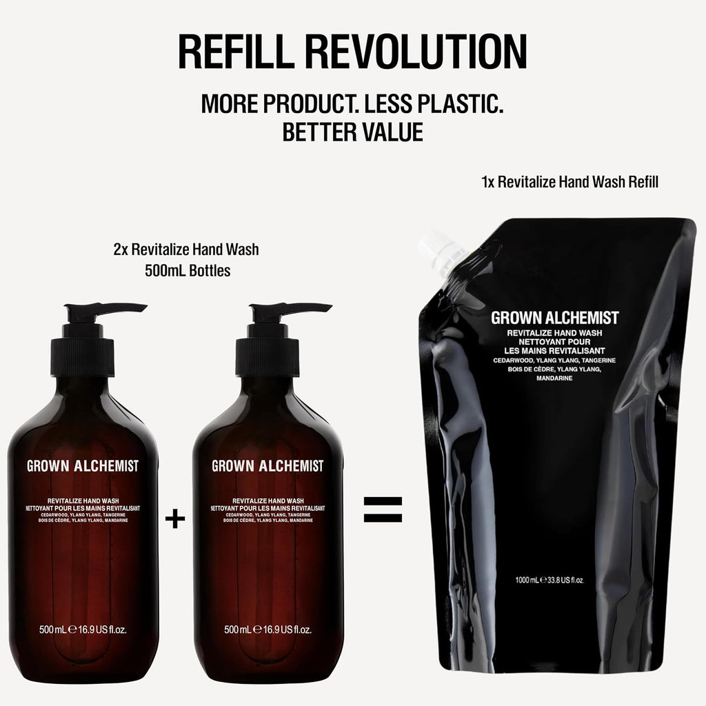 Revitalize Hand Wash Refill - Gentle Liquid Hand Soap (1L)