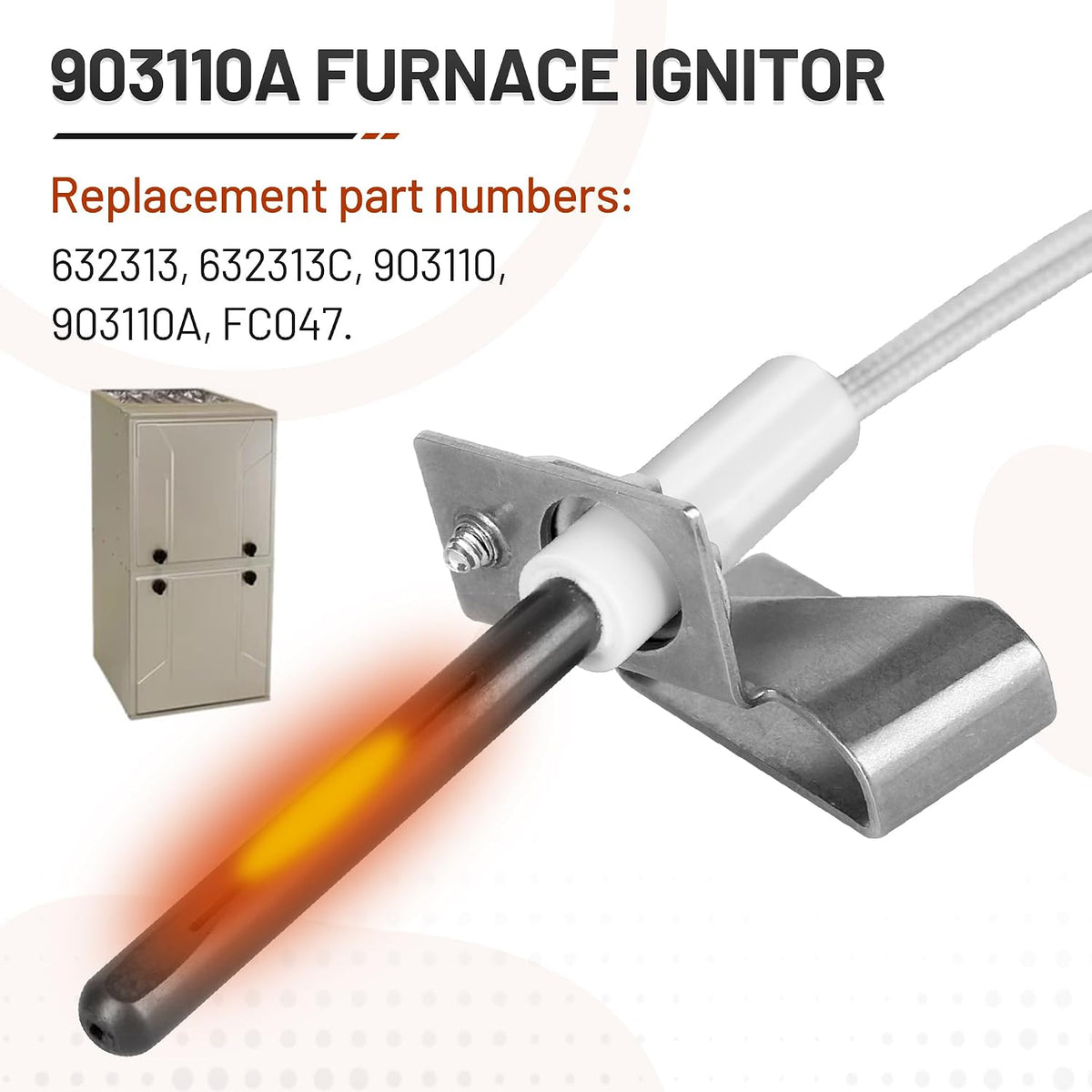 903110A 903110 Furnace Hot Surface Ignitors for Nordyne Gas Furnace Parts