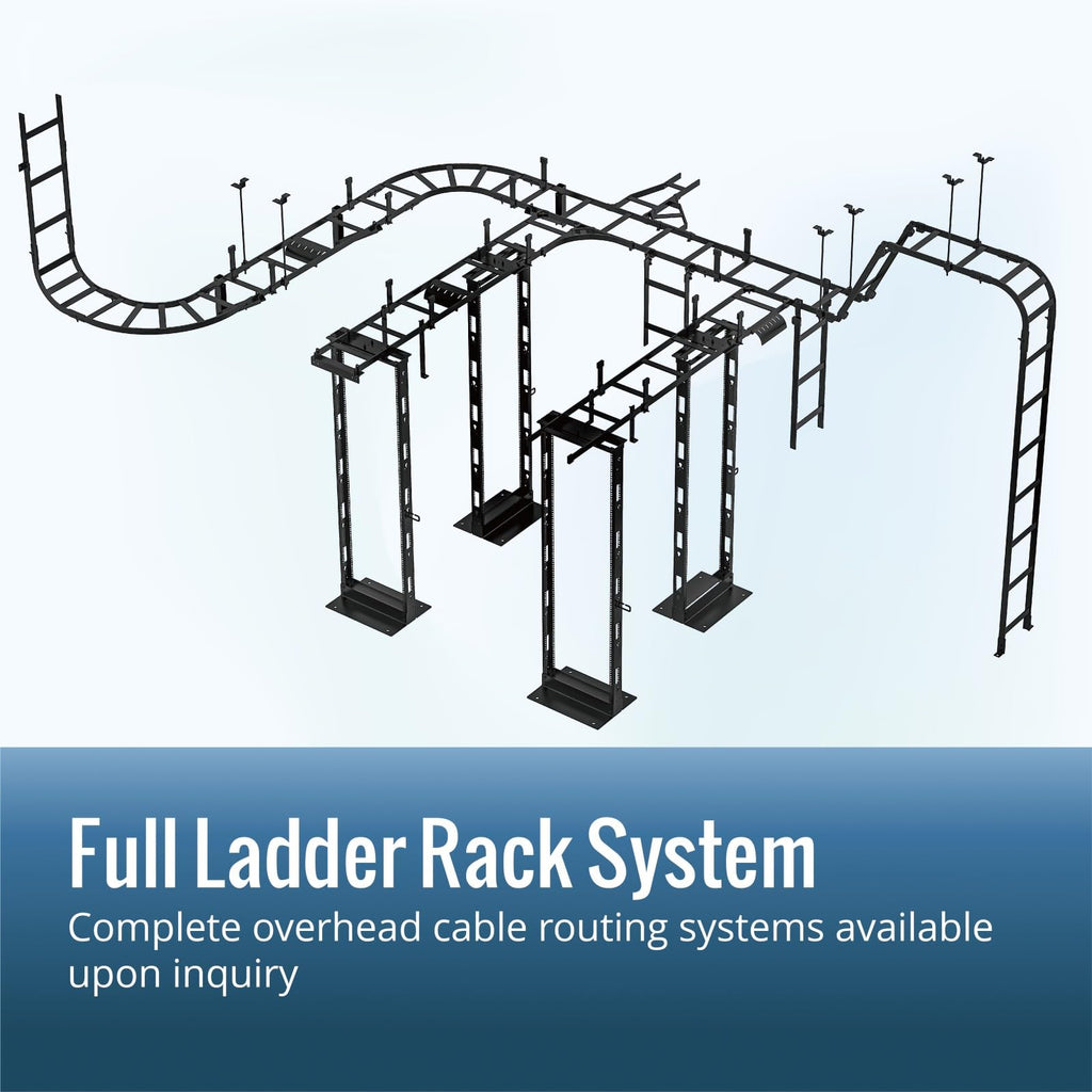 5FT Cable Runway Rack-to-Wall Mount Kit, Systematic Cable Management for Computer Rooms and Data Centers