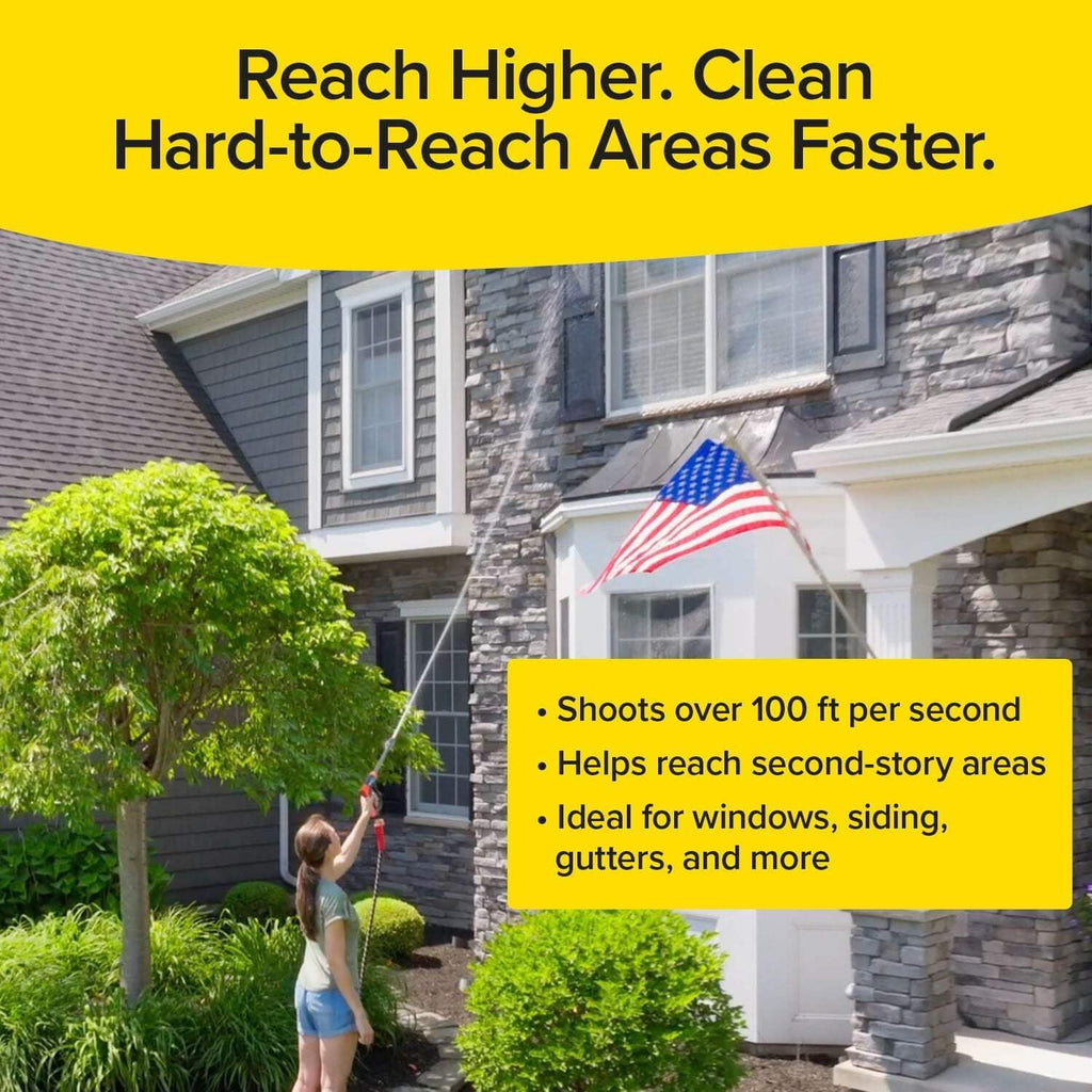 Arrow, AS SEEN ON TV, Customizable Spray Nozzle from Powerful Jet Stream Cleaning to Gentle Garden Watering, Flow
