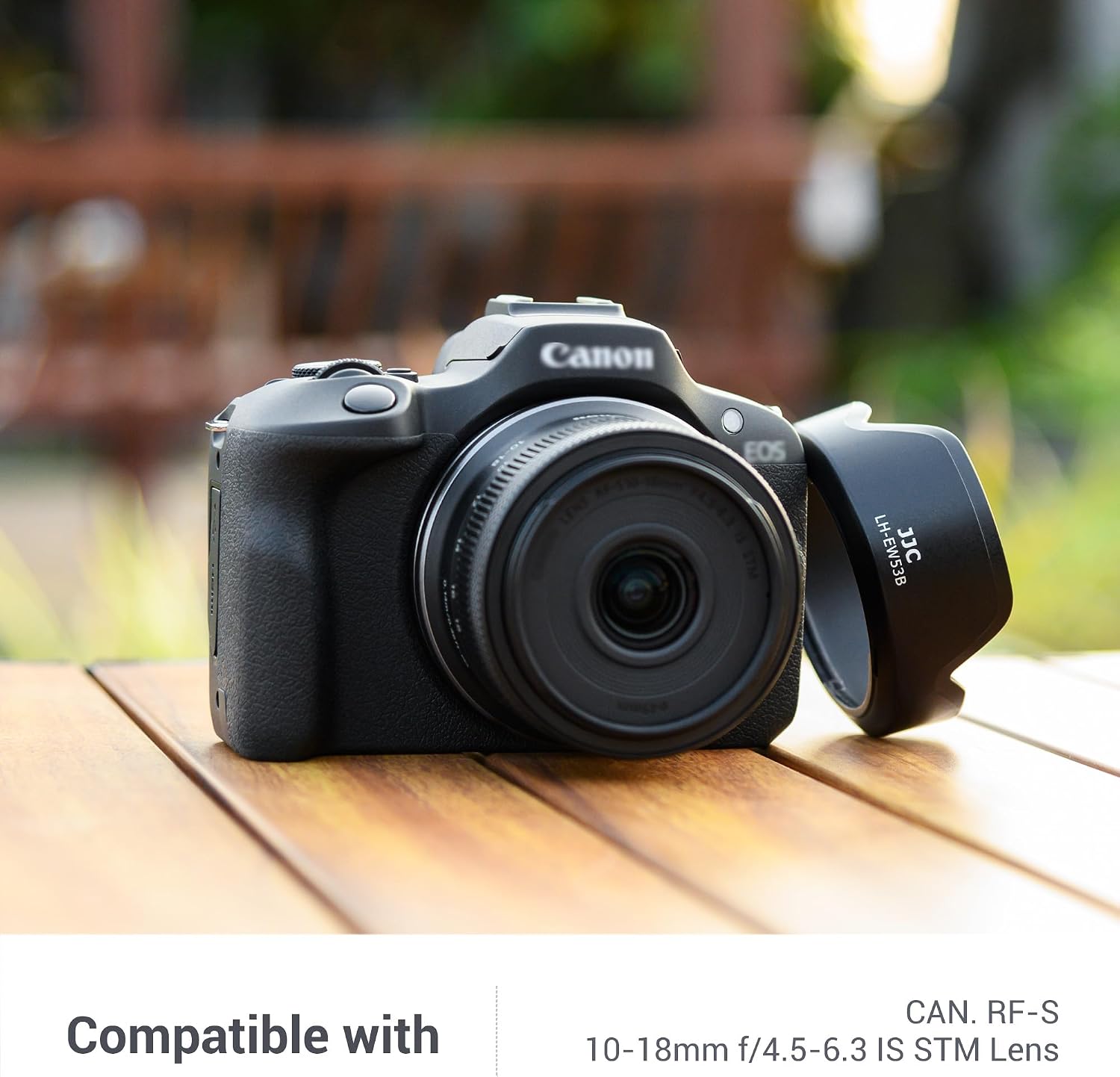 Lens Hood for Canon RF-S 10-18mm F4.5-6.3 is STM, Reversible Lens Shade Replace Canon EW-53B Lens Hood, Compatible