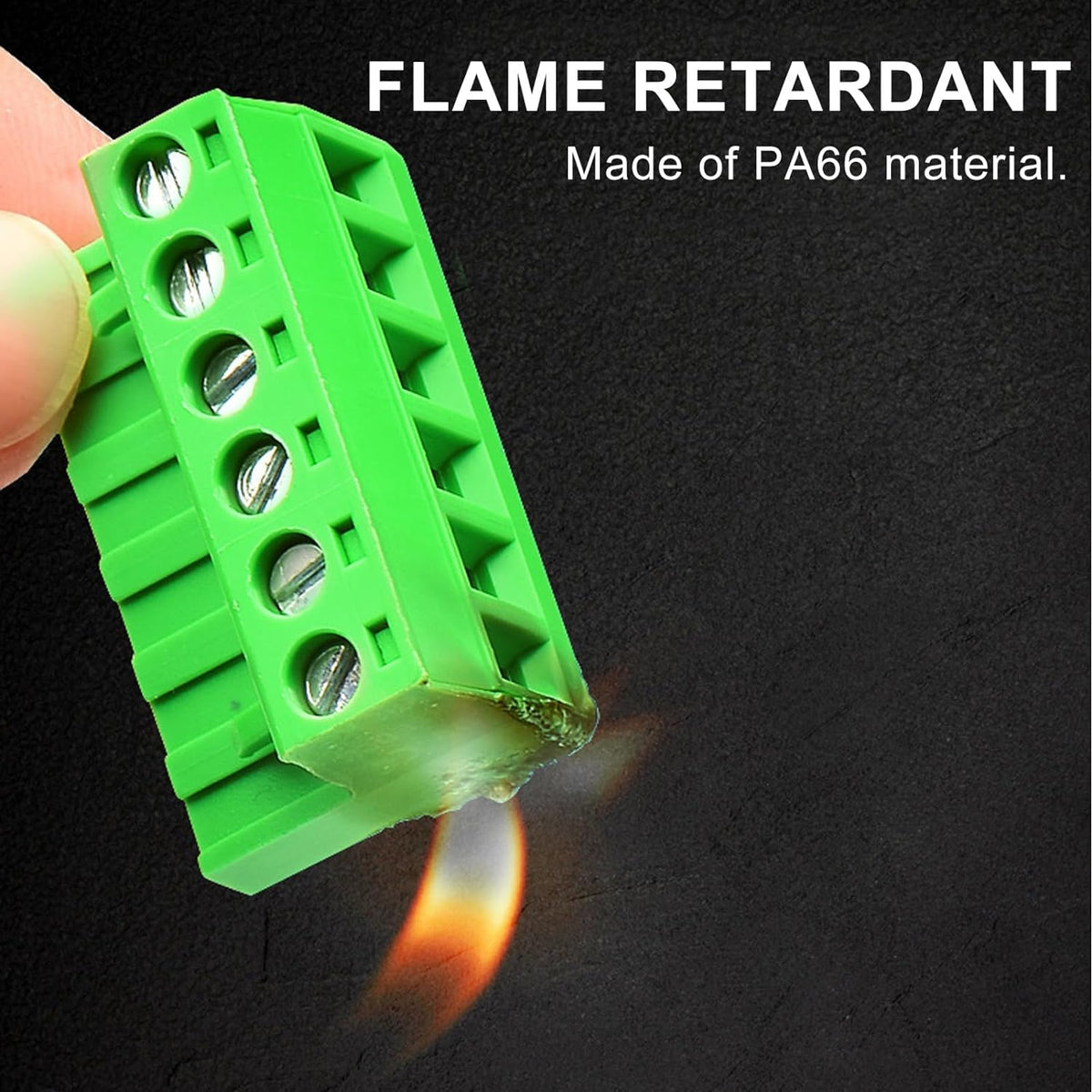 5 PCS 10 Pin 5.08mm Pitch Pluggable PCB Screw Terminal Block Phoenix 10 Pin Male Plug Connector for 24-12AWG