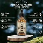 Beard Oil for Men - 2 Fl Oz (Pack of 2), Vanilla