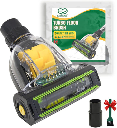 Universal Mini Turbo Brush – 32mm/35mm Dual-Size Vacuum Attachment for Floors, Beds & Crevices | Multi-Surface