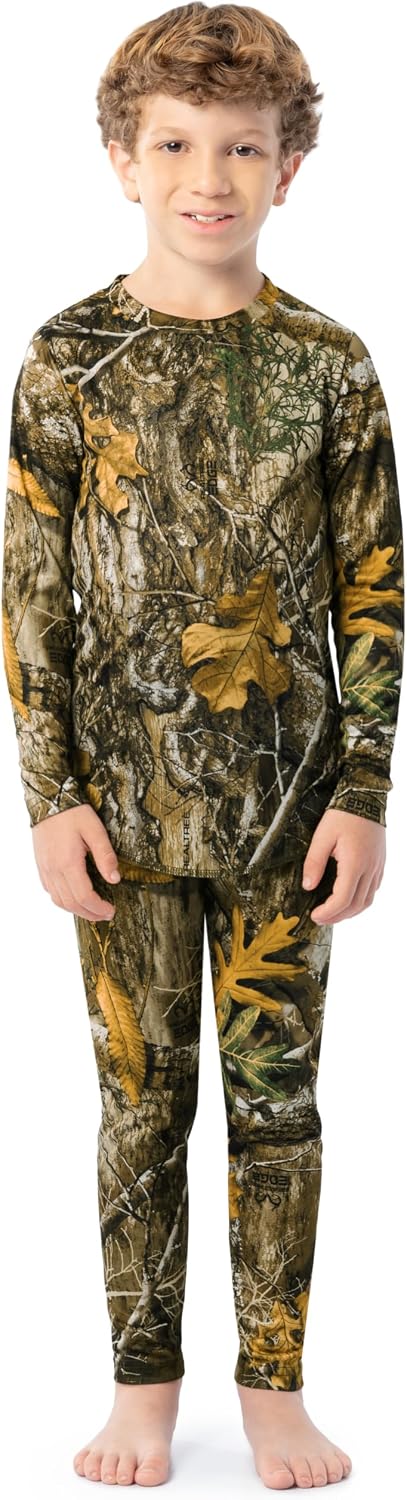 Boys' Performance Thermal Underwear Long Johns Base Layer Set