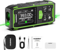 Dual Laser Measuring Tool, Fathers Day Dad Gifts, 393Ft Green-Beam Bilateral Digital Laser Distance Measure 6-Unit
