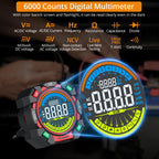 Neoteck 6000 Counts TRMS Multimeter Rechargeable Auto-Ranging Volt Meter