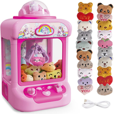 Claw Machine for Kids, Mini Vending Machine Girls Unicorn Toys