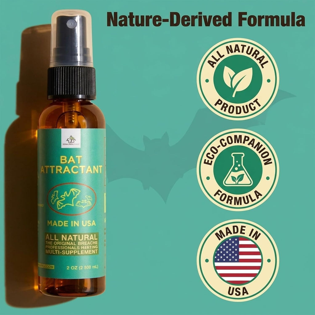 Bat Attractant Spray, for Bat Houses, Outdoor Use, 2 oz
