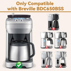 Reusable Coffee Filters for Breville BDC650BSS Grind Control Coffee Maker