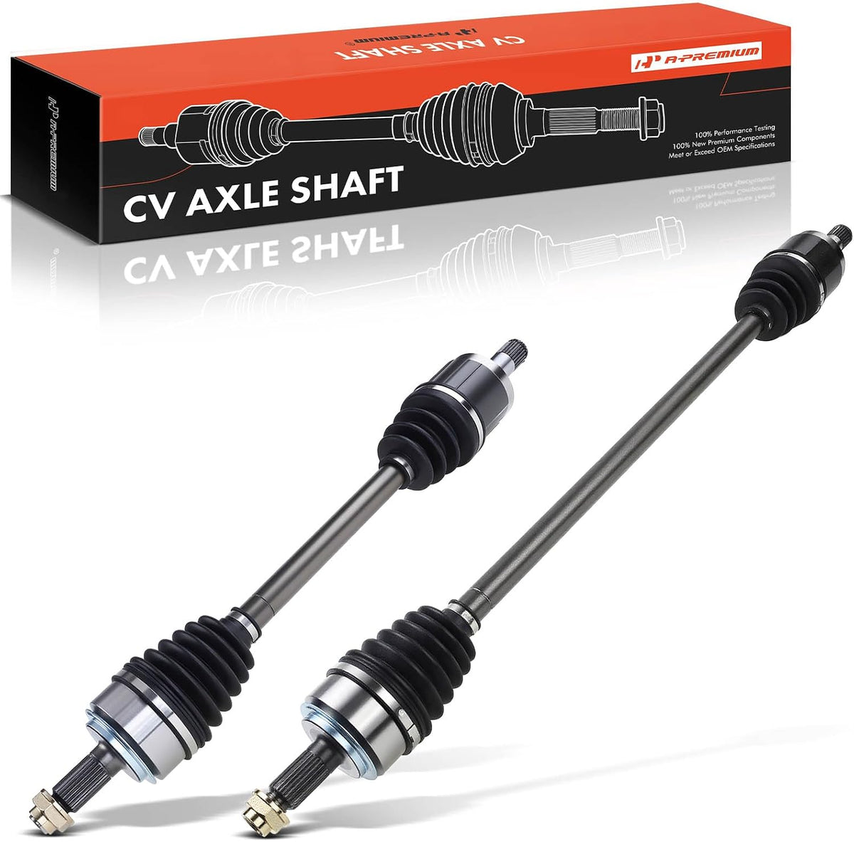 A-Premium Set of 2 Front CV Axle Shaft Assembly