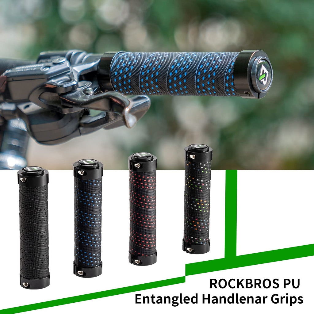 Soft Bike Handle Grips，Double Lock on