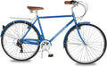 ROASCA 700C City Bike 7 Speed V-Brake Commuter Adults Bicycle with Luggage Carrier