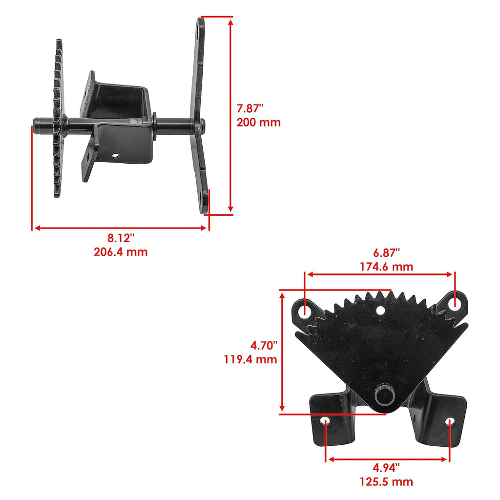 Steering Sector Gear with Shaft Compatible with John Deere Lt133 Lt150 Lt155 Lt160 Lt166 Lt170