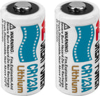 CR123A 3V Lithium Batteries – 2 Pack | Non-Rechargeable Battery for Flashlights, Laser Sights, Cameras, and Security