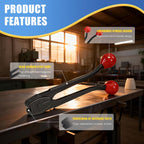 Steel Strapping Tool for 1/2" to 3/4" Width, Banding Tool for 0.3-0.8mm Thickness, Heavy-Duty Manual Banding Kit