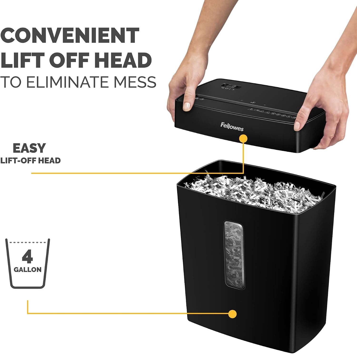P-40C 8 Sheet Cross-Cut Deskside Paper Shredder for Home Office