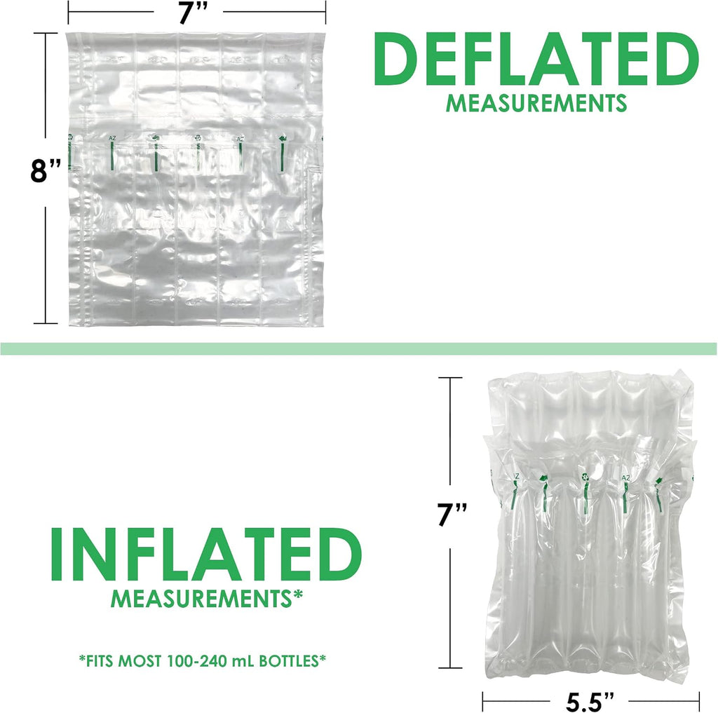 Inflatable Packing Air Pillows for Shipping, 25 Count