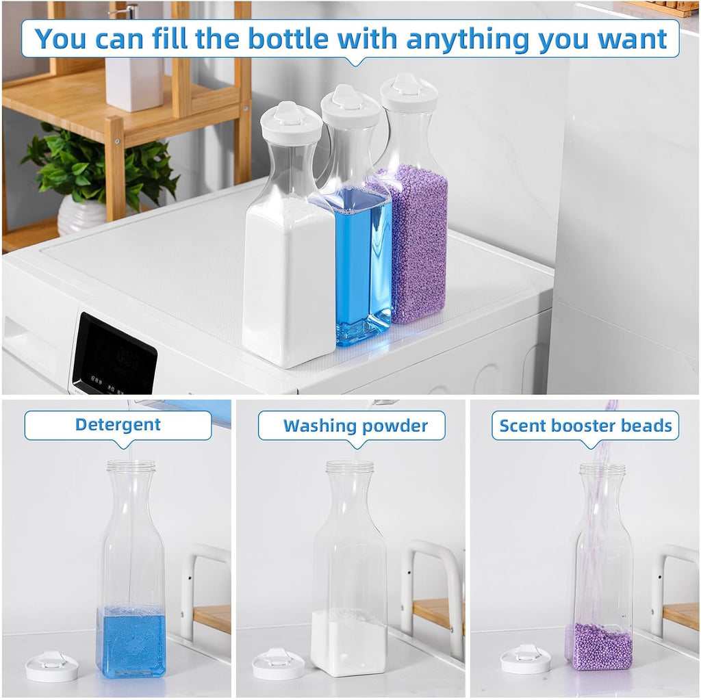 Laundry Detergent Dispenser,54oz Fabric Softener Dispenser,Plastic Liquid Laundry Detergent Container,Laundry