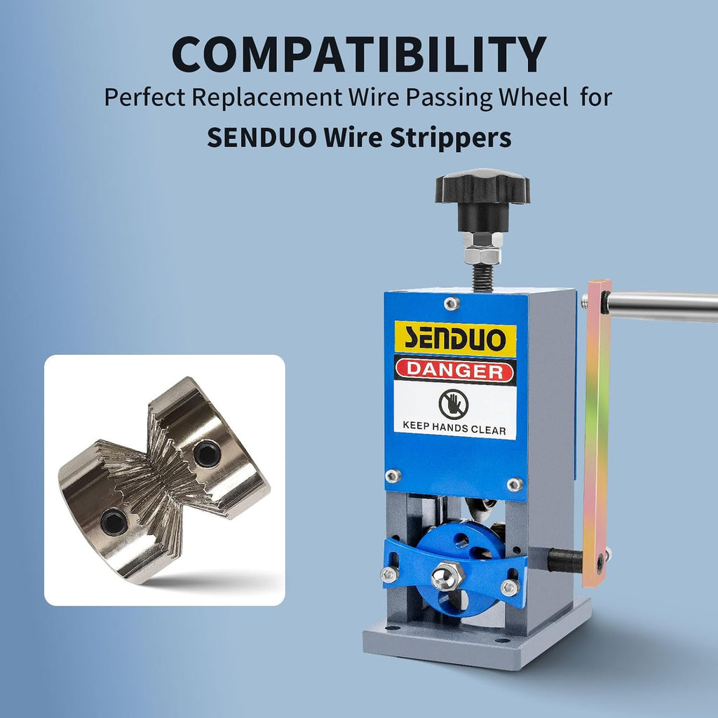 Replacement Wire Passing Wheel for SENDUO Wire Stripping Machines