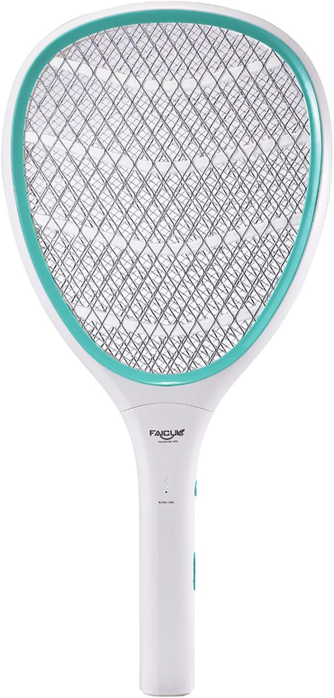 Handheld Bug Zapper Racket Electric Fly Swatter | Mosquito Zapper Racket For Indoor & Outdoor Use, AA Battery