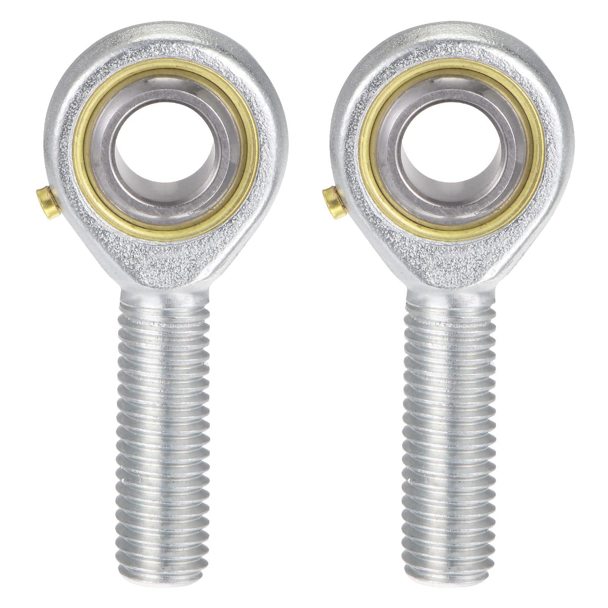 uxcell 2pcs POS12 Spherical Rod End Bearing 12mm Bore Self-Lubricated Joint Bearing M12x1.75 Left Hand Male Thread Connector