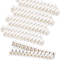 Weewooday 20 Pieces Terminal Strip 12-Position Dual Row Wire Block