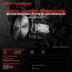 A-Premium Automatic Transmission Oil Cooler Compatible with Ford