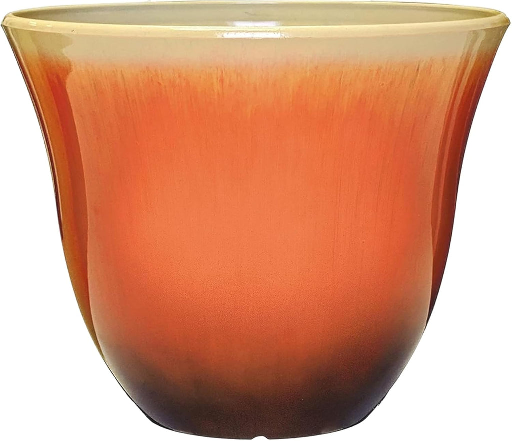 Classic Home and Garden Honeysuckle Resin Planters - Lightweight Indoor & Outdoor Plant Pots - UV-Resistant Plastic