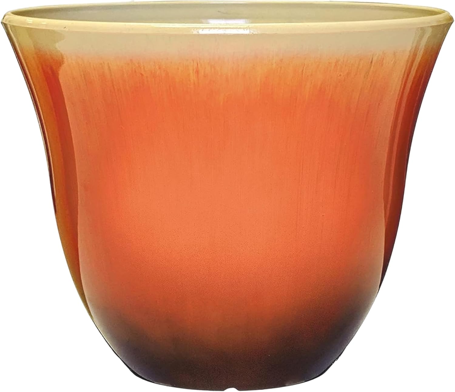 Classic Home and Garden Honeysuckle Resin Planters - Lightweight Indoor & Outdoor Plant Pots - UV-Resistant Plastic
