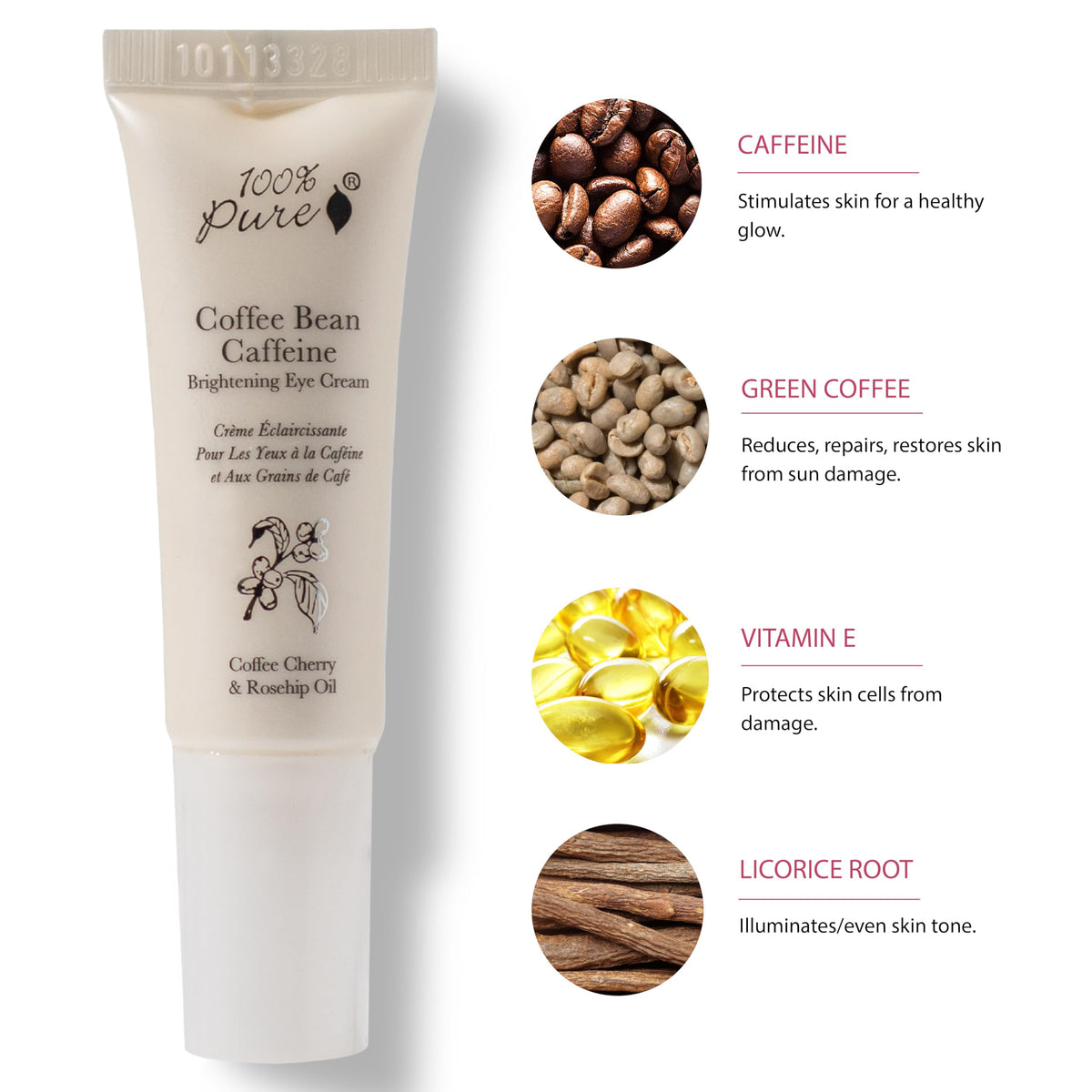 Coffee Bean Caffeine Eye Cream, 0.3 oz