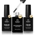 Beetles Builder Gel with Base & Top Coat, 3 Pcs Gel Builder Starter Set