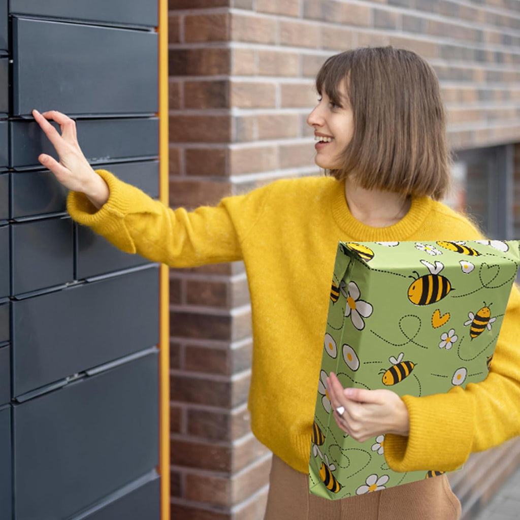 Poly Mailers 10x13 Inch, 100 Pack, Bee Self-Seal Shipping Bags