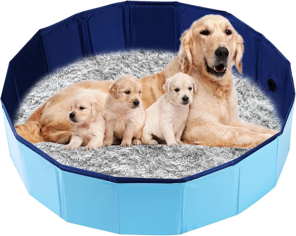 Foldable Dog Whelping Box Portable Puppy Pool