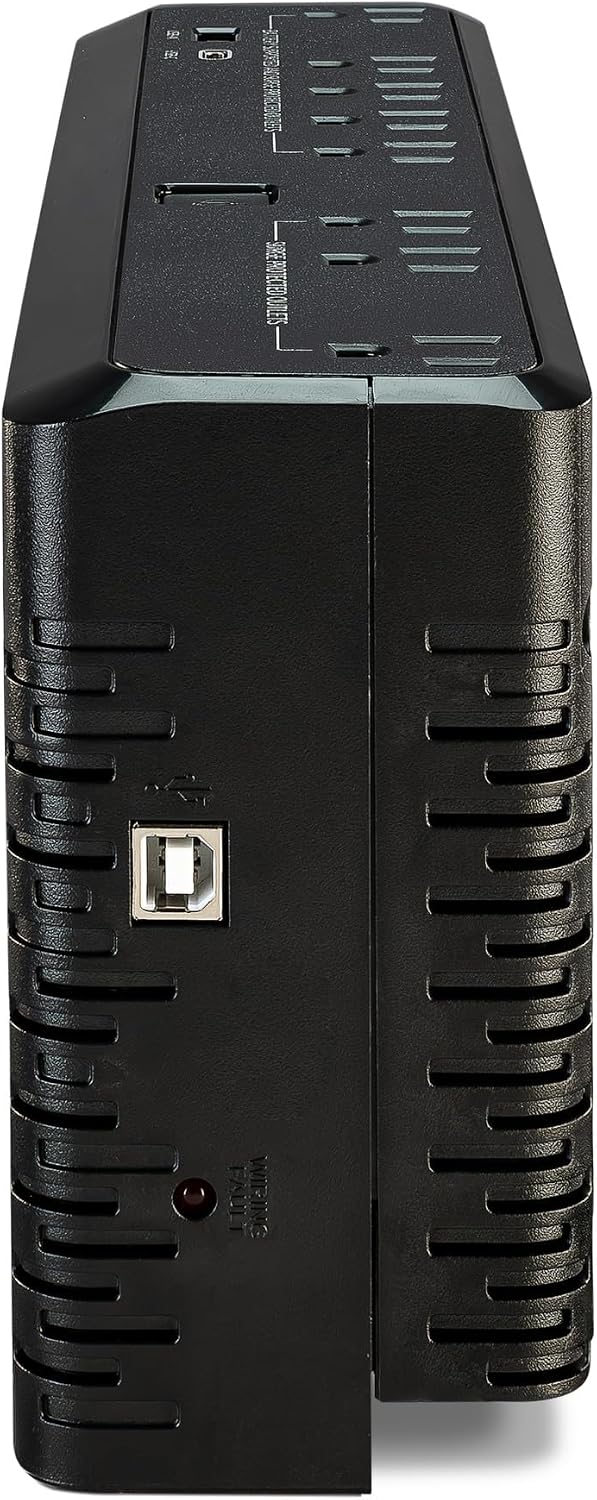 SL950U Standby UPS Battery Backup and Surge Protector | 950VA/510W, 8 Outlets, USB Charge Ports, Slim Profile, UL