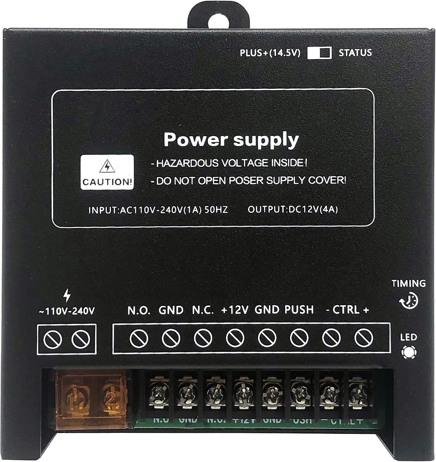 Access Control System Kit with Remote – 1200lbs Holding Force Fail-Safe Electromagnetic Lock, Metal Keypad, 12V Power