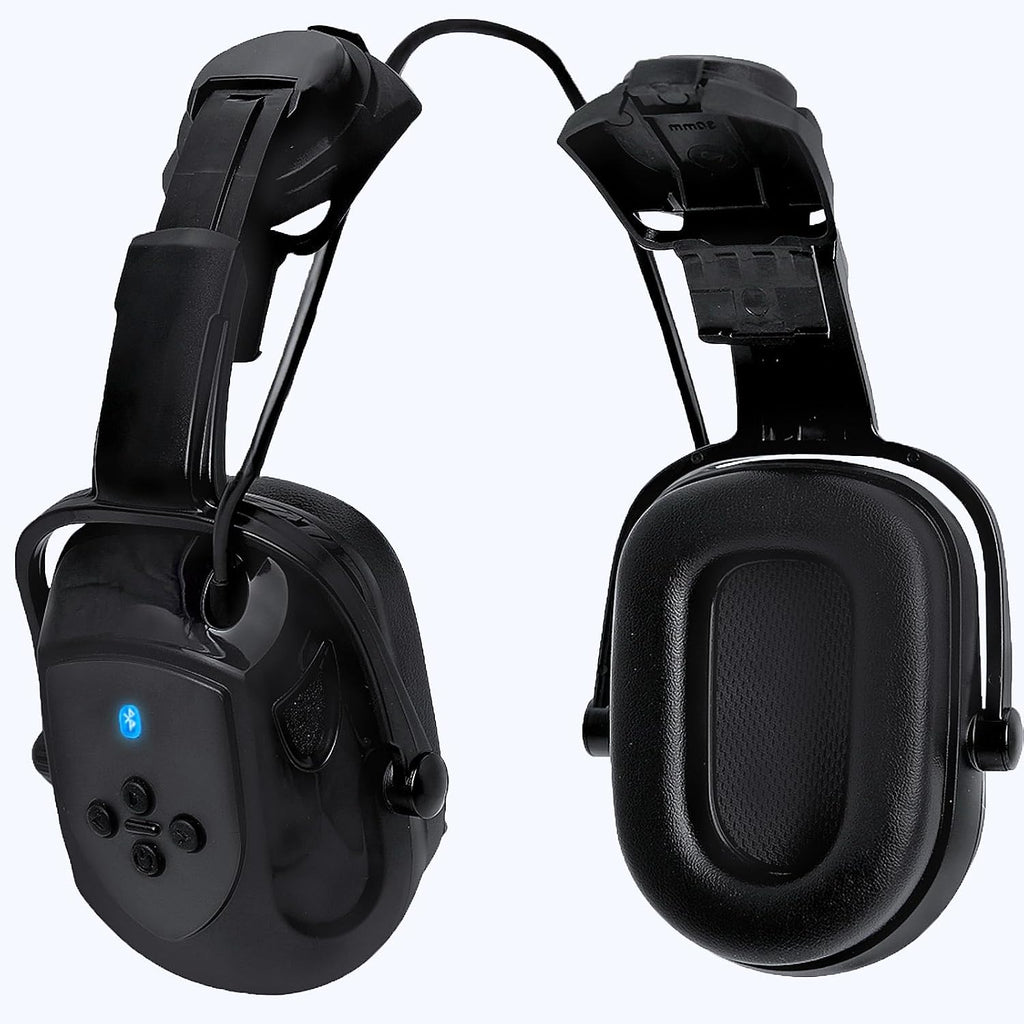 Bluetooth Hard Hat Ear Muffs - NRR 26db Noise-Cancelling Hardhats Earmuffs for Calls,Music,Hearing Protection (Not