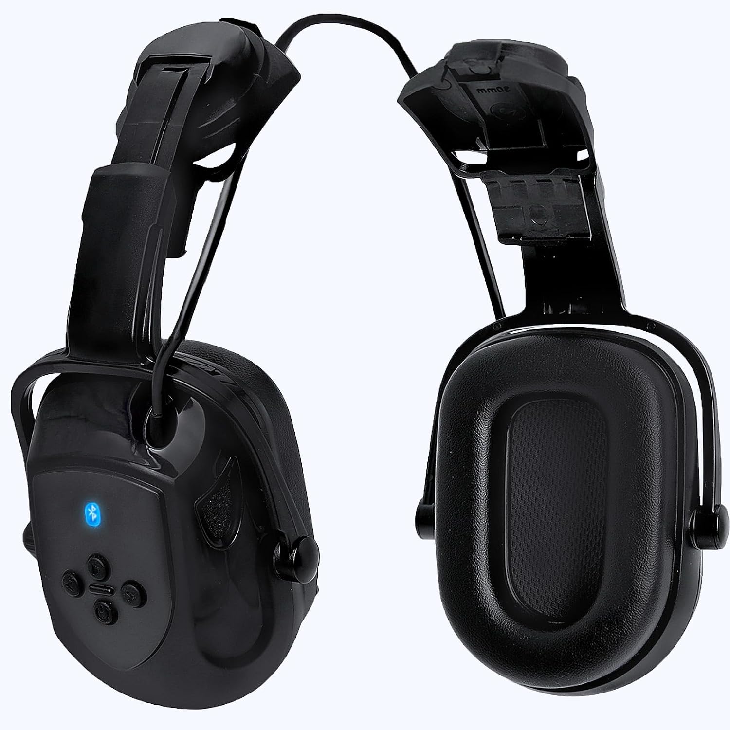 Bluetooth Hard Hat Ear Muffs - NRR 26db Noise-Cancelling Hardhats Earmuffs for Calls,Music,Hearing Protection (Not