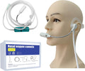 Nasal Cannula for Oxygen, 7ft Oxygen Tubing, Adult, Ear Hooks, PP Box