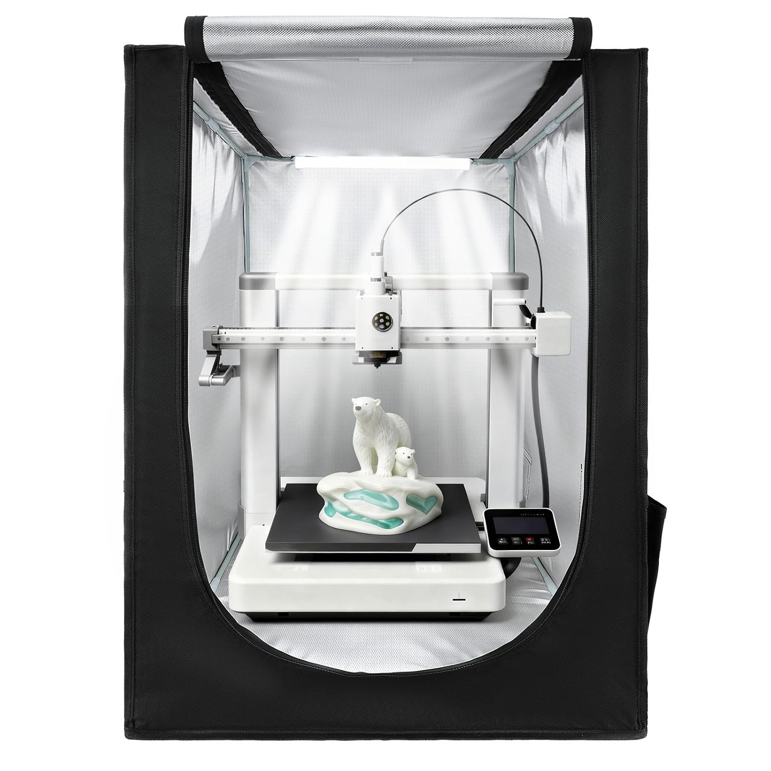 3D Printer Enclosure, Dustproof Waterproof Oxford Cloth 3D Printer Tent, Constant Temperature Protective Case with