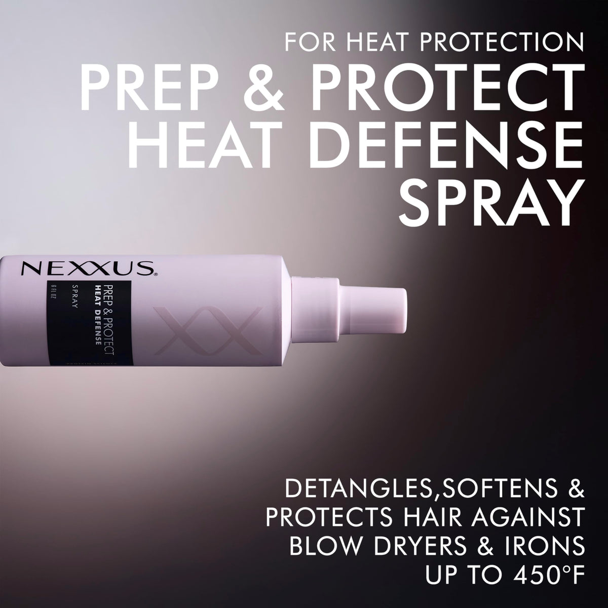 Styling Heat Protectant Prep & Protect Heat Defense Spray, 6 oz