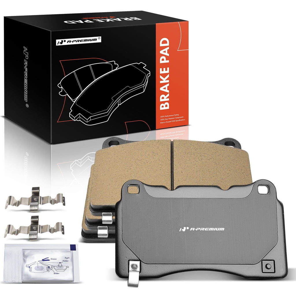 A-Premium Front Ceramic Brake Pads Compatible with Chevrolet
