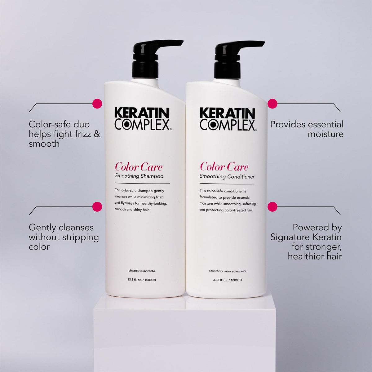 Color Care Smoothing Shampoo & Conditioner Duo - 33.8 fl oz Each