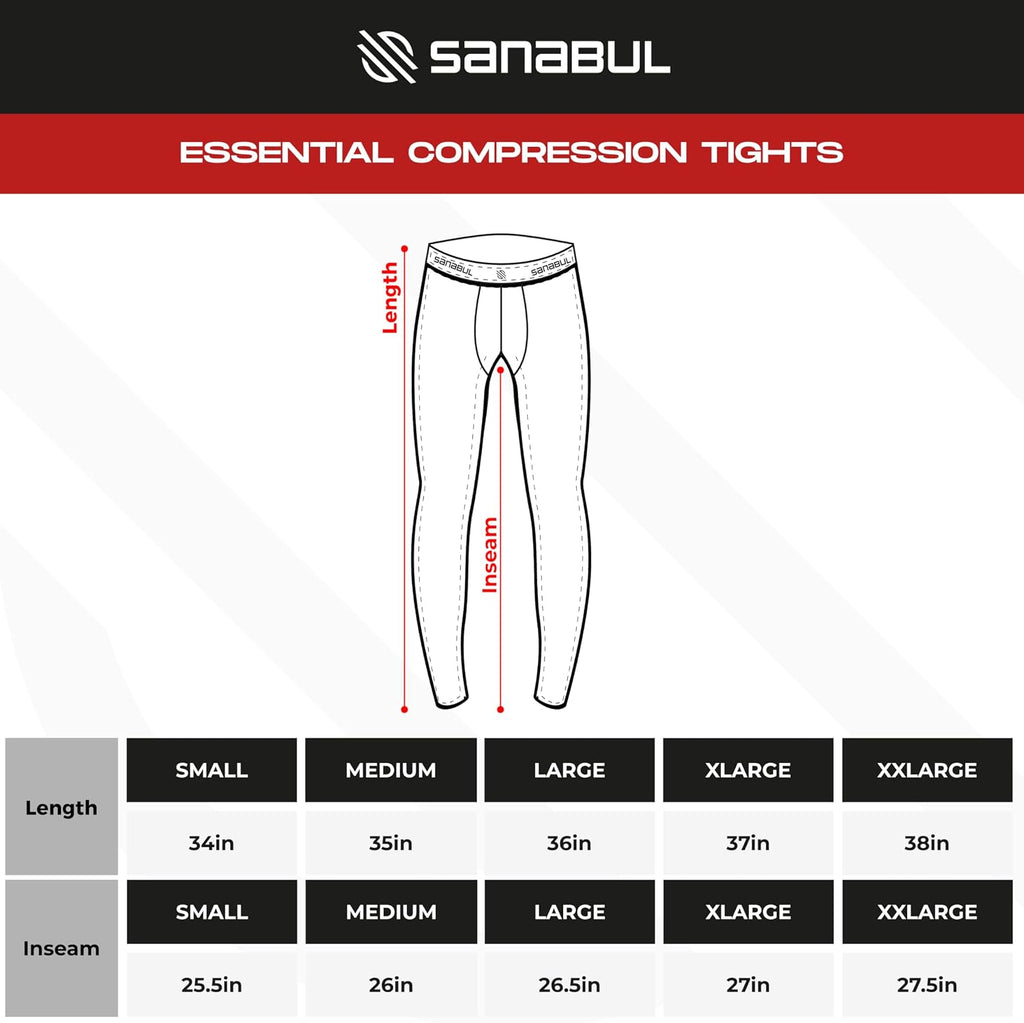 Essential Compression Tights Men No Gi Jiu Jitsu Spats