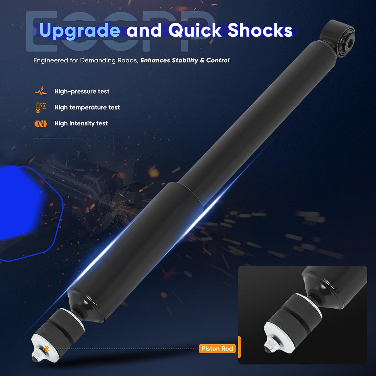 ECCPP Rear Shocks Absorbers for Hyundai for Kia